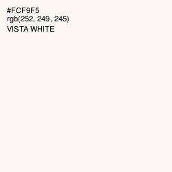 #FCF9F5 - Vista White Color Image